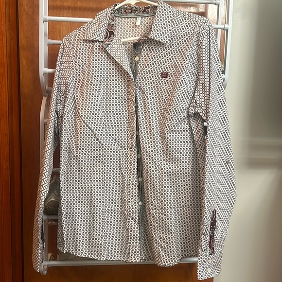cinch button up - Picture 1 of 3